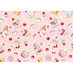 Ткань для пэчворка PEPPY Nico Nico Land 200 г/м? 100% хлопок цв.40702-20 уп.100х110 см