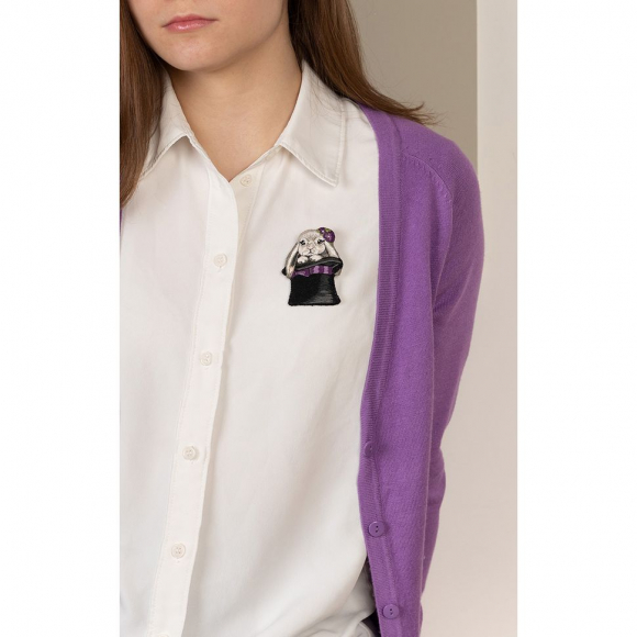 Набор для вышивания PANNA Живая картина арт. JK-2275 Брошь. Малыш-фокусник 6х5 см