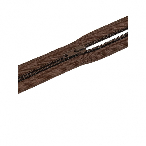 Молния MaxZipper пласт. спираль №5-N 80см цв.F304 т.коричневый уп.10шт