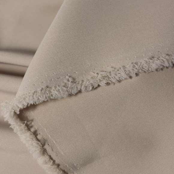 Ткань Барби 200 г/м? 95% полиэстер, 5% спандекс шир.148 см арт.Р.15426.09 цв.09 светло-бежевый уп.25м