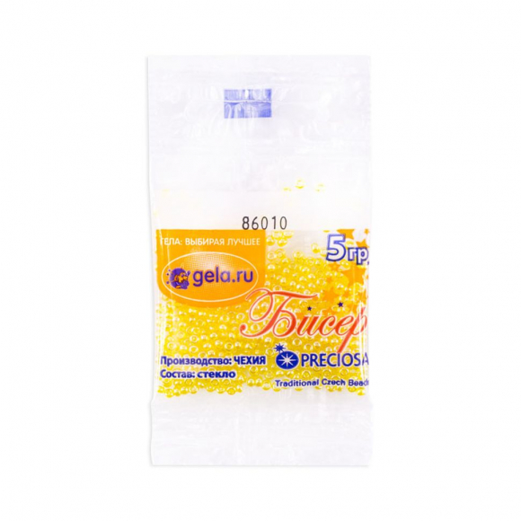 Бисер №10 первой категории, 5 г., цвет 86010