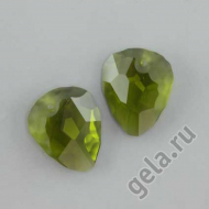 51116_Хрустальная подвеска А 6190, 23,0 мм, Olive