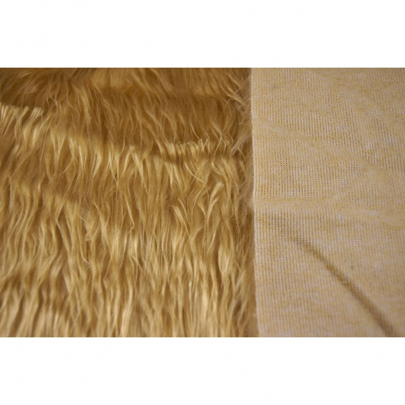 Мех "Длинный ворс" арт.КЛ.21669 M-1017 50х56см (±1см) т.песочный
