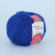 Пряжа для вязания ТРО Кроха (20% шерсть, 80% акрил) 10х50г/135м цв.0026 василек