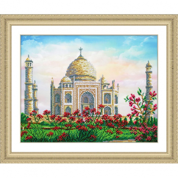 Набор для вышивания бисером ПАУТИНКА арт.Б-1507 Тадж-Махал 36х28 см