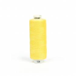 Нитки IDEAL бытовые 40/2 полиэстер 366м цв.128 желтый