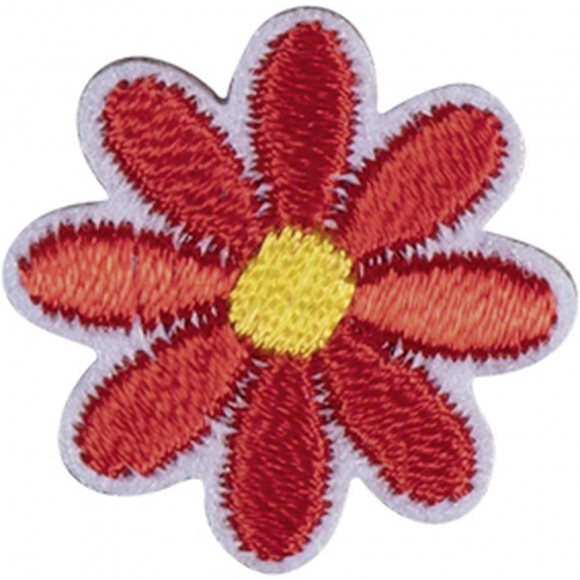 Термоаппликация Цветок красный" Термоаппликация Цветок красный"