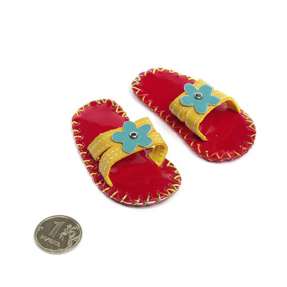 Шлепки для куклы 8/06 арт.КЛ.21876 70х35мм 1 пара