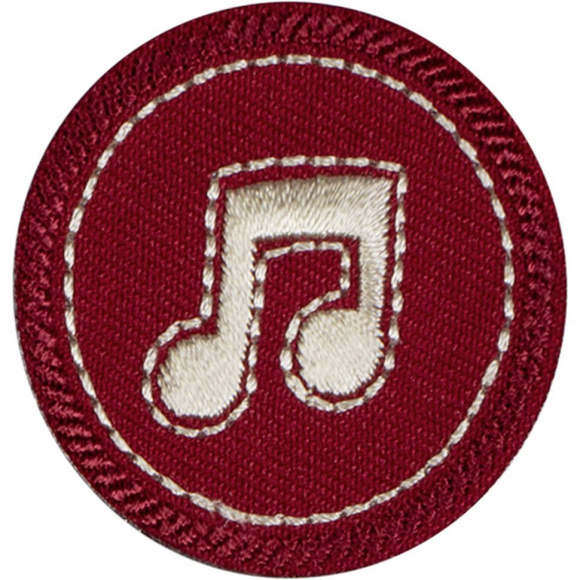 Термоаппликация "Музыкальные знаки в кругу"