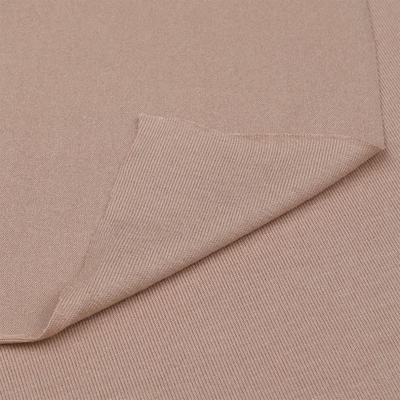 Ткань Вискоза трикотаж, 210г/м? 95% виск 5%лайк шир.185см арт.ШН-210955-56 цв.пекан бежевый (70628) уп.6м (1кг-2,5м)