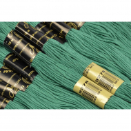 Нитки мулине цв.9278 зеленый 12х10м С-Пб