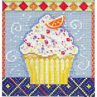 Набор для вышивания MILL HILL Ванильное пирожное 12,7х12,7 см