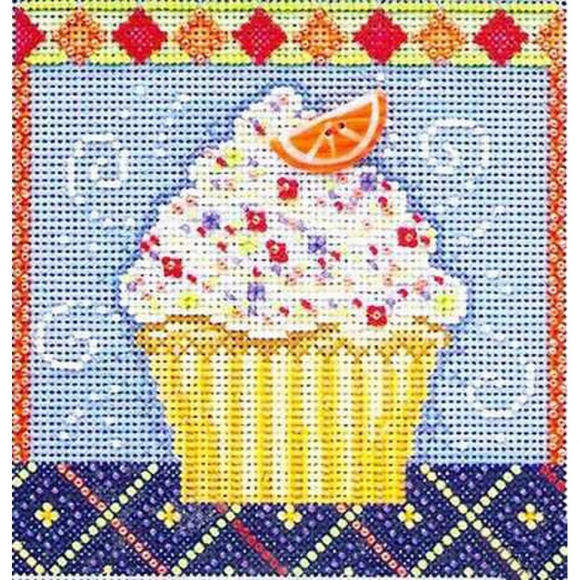Набор для вышивания MILL HILL Ванильное пирожное 12,7х12,7 см