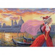 Рисунок на канве МАТРЕНИН ПОСАД арт.37х49 - 1678 Таинственная незнакомка