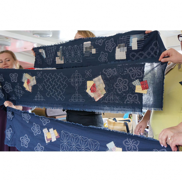 124926_Нить для вышивки сашико, 40 м, цвет белый