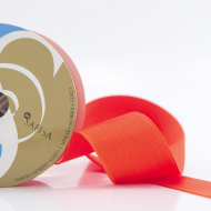 31990_Лента репсовая SAFISA мини-рулон, 25 мм, 2,5 м, цвет 61, алый