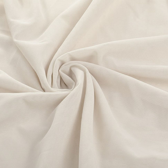 Сетка стрейч арт.OD-90-13 90г/м? ш.152см цв.молочный рул.50-70 м