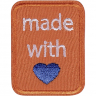 Термоаппликация "Сделано с любовью"