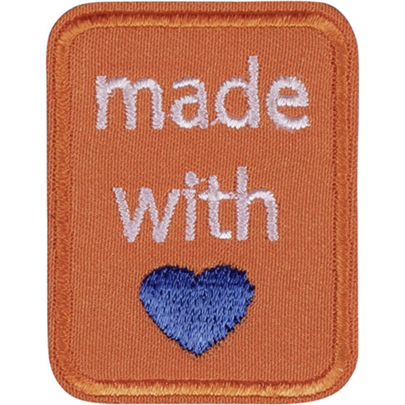 Термоаппликация "Сделано с любовью"