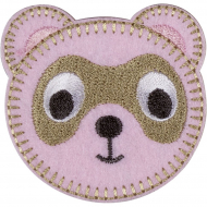 Термоаппликация "Мишка в очках"