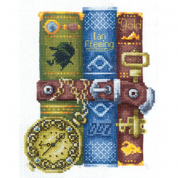 Набор для вышивания СДЕЛАЙ СВОИМИ РУКАМИ арт.К-47 Книги для него 13х16,5 см