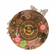 Набор для вышивания НОВА СЛОБОДА арт.РТ7001 Цветочное время 28х28 см