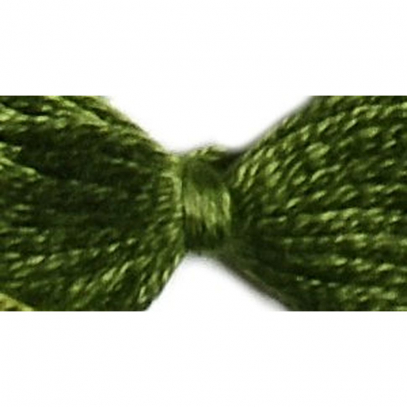 Нитки мулине цв.4608 зеленый 12х10м С-Пб