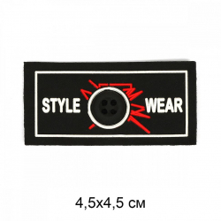 Аппликации пришивные арт.TBY.2338 Style Wear 4,5х2,5см уп.20шт