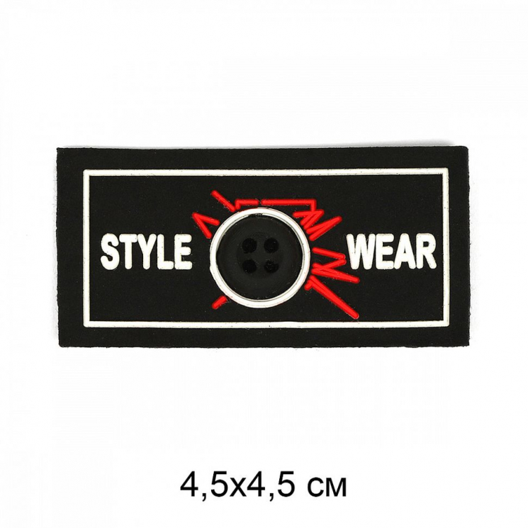 Аппликации пришивные арт.TBY.2338 Style Wear 4,5х2,5см уп.20шт