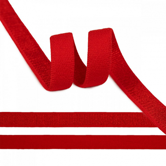 Резинка TBY бельевая (для бретелей) 8мм цв.SD163 красный уп.25м