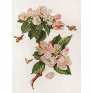 Набор для вышивания МАРЬЯ ИСКУСНИЦА арт.06.002.34 Цветущая яблоня, по рисунку А. Лунцер 20х30 см