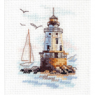 Набор для вышивания АЛИСА арт.0-224 Солнечное утро. Маяк 6х9 см