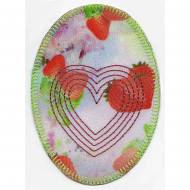 Термоаппликация HKM "Клубники в овале"