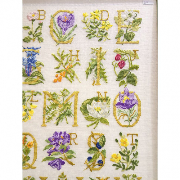 Набор для вышивания "Цветочный алфавит, АВС"