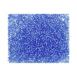 Бисер Япония "TOHO" 15/0  круглый 2  1.5 мм 5 х 5 г №0035 васильковый