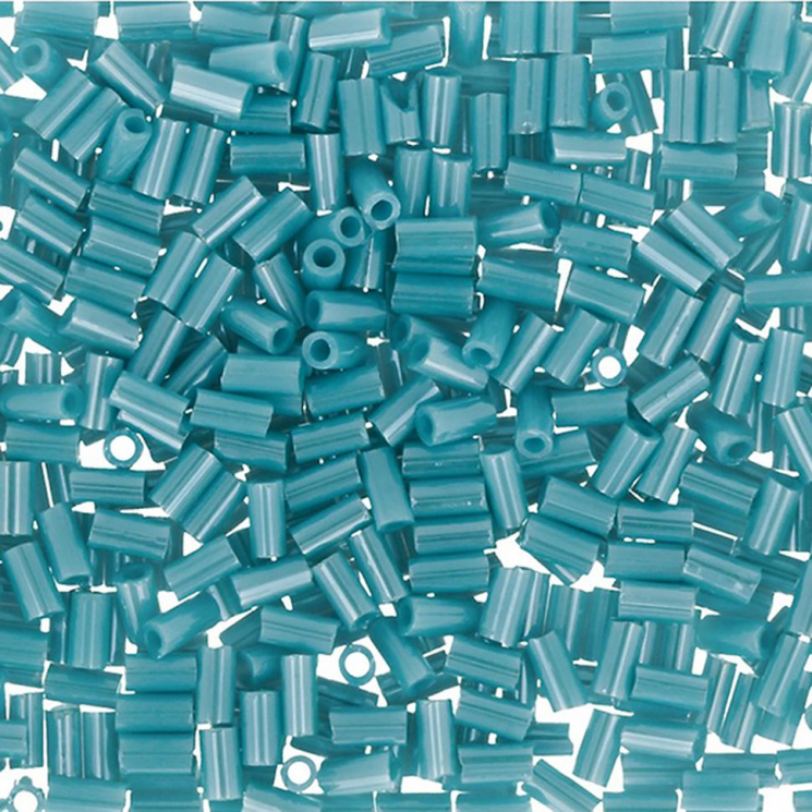 Бисер Япония "TOHO" BUGLE №3  3 мм 5 х 5 г №0132 зеленый/перл