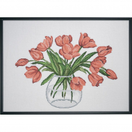 Набор для вышивания PERMIN арт.70-1130 Тюльпаны 58х42 см