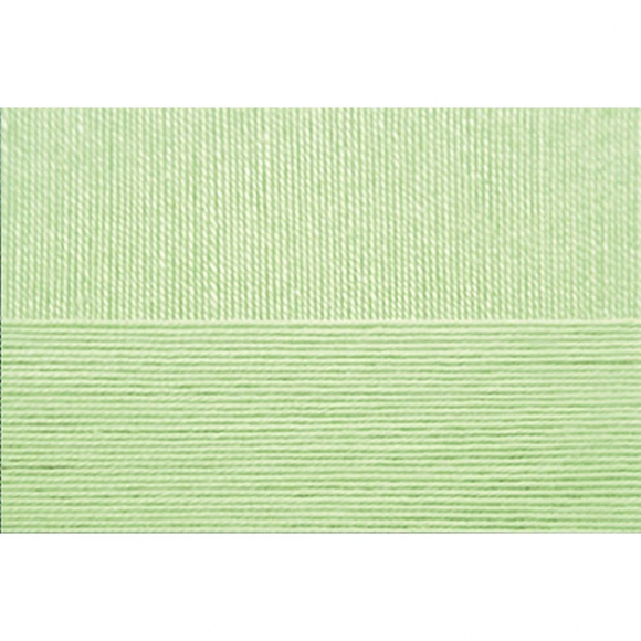 Пряжа для вязания ПЕХ Цветное кружево (100% мерсеризованный хлопок) 4х50г/475м цв.009 зеленое яблоко