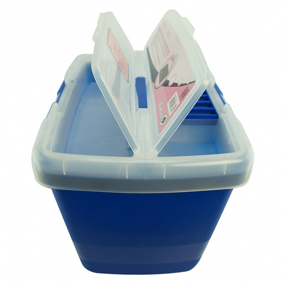 90955_Контейнер с крышкой на защелке для хранения швейных принадлежностей