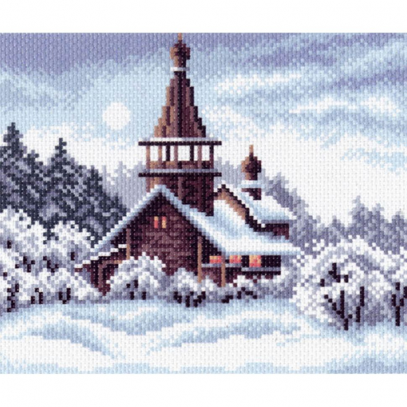 Рисунок на канве МАТРЕНИН ПОСАД арт.28х37 - 1479-1 Вечерний храм Рисунок на канве МАТРЕНИН ПОСАД арт.28х37 - 1479-1 Вечерний храм