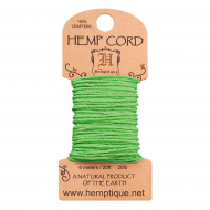 111002_Шнур HEMPTIQUE на мини-блистере #20 - 1 мм, 6 м