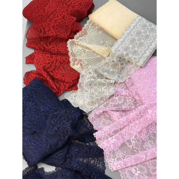 Набор эластичного кружева Kruzhevo №3 Микс