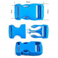 Фастекс 25мм FE25А цв.голубой нагрузка 60 кг уп.100 шт