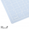 Коврик раскройный серый сверхпрочный 3мм 22*30см (A4) Maxwell premium двухсторонний трёхслойный