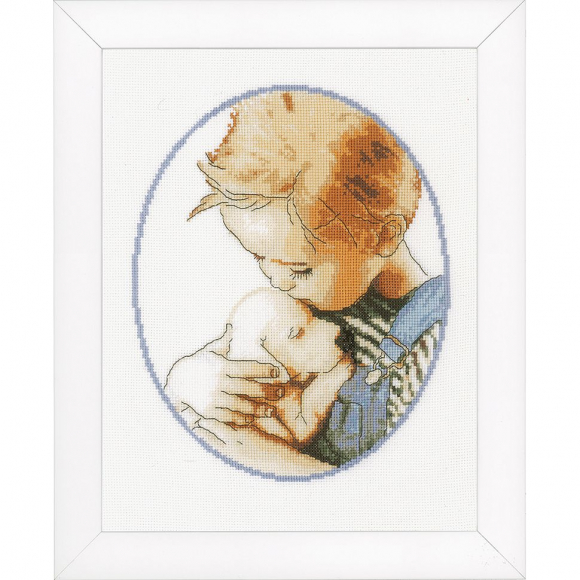 Набор для вышивания VERVACO арт.PN-0197895 Лучшие друзья 21х26 см