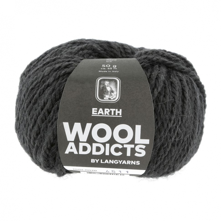 126295_Пряжа Earth, 50% альпака, 35% нейлон, 15% шерсть, 50 г, 65 м