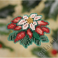 42230_Набор для вышивания бисером "Розовая пуансетия"