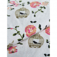 Ткань Лен, арт.TBY-DJ-17, 140г/м?, 30% лен 70% хлопок, шир.150см, уп.3м