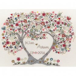 Набор для вышивания Bothy Threads арт.XKA4 Love Blossoms (Любимые цветы) 34х26 см