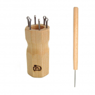 Куколка ромбовидная на 6 крючка, для вязания шнура с иглой в комплекте